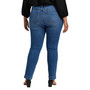 Plus Size Valentina High Rise Straight Leg Pull-On Jeans