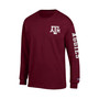 Men's Maroon Texas A&M Aggies Team Stack Long Sleeve T-shirt