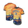 Men's Brooklyn Nets Cityscape Stacked Logo T-shirt