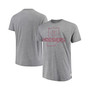 Men's Gray Indiana Hoosiers Big and Tall Tri-Blend T-shirt