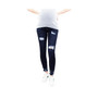 Dark Wash Skinny Distressed Maternity Jean with Belly Band