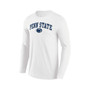 Men's Branded White Penn State Nittany Lions Campus 2.0 Long Sleeve T-shirt