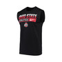 Men's Black Ohio State Buckeyes Wordmark Drop Legend Performance Tank Top