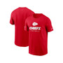 Men's Red Kansas City Chiefs Sideline Performance T-shirt