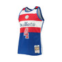 Men's Chris Webber Blue Washington Bullets 1996-97 Hardwood Classics 75th Anniversary Diamond Swingman Jersey