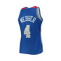 Men's Chris Webber Blue Washington Bullets 1996-97 Hardwood Classics 75th Anniversary Diamond Swingman Jersey