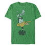 Looney Tunes Men's Daffy Duck Brain Fried Short Sleeve T-Shirt