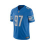 Men's Aidan Hutchinson Blue Detroit Lions Vapor F.U.S.E. Limited Jersey