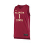 Men's and Women's #1 Garnet Florida State Seminoles Replica Basketball Jersey