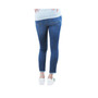 Fray Ankle Skinny Maternity Jean with Belly Band