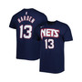 Men's James Harden Navy Brooklyn Nets 2021/22 City Edition Name and Number T-shirt