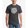 Men's Word Art Bear Face T-shirt