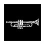 Mens Word Art T-Shirt - Trumpet