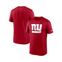 Men's Red New York Giants Legend Logo Performance T-shirt