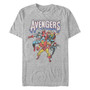 Marvel Men's Comic Collection Retro Earths Mightiest Heroes Short Sleeve T-Shirt