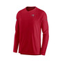 Men's Red Tampa Bay Buccaneers 2022 Sideline Coach Chevron Lock Up Performance Long Sleeve T-shirt
