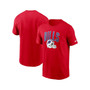 Men's Red Buffalo Bills Team Athletic T-shirt