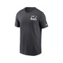 Men's Anthracite New England Patriots Blitz Essential T-shirt