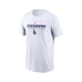 Men's White Los Angeles Dodgers Team Engineered Performance T-shirt