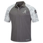 Men's Gray, Camo Alabama Crimson Tide OHT Military-Inspired Appreciation Raglan Zoomie Polo Shirt