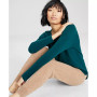 Women's 100% Cashmere Shirttail Sweater, Created for Macy's