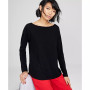 Women's 100% Cashmere Shirttail Sweater, Created for Macy's