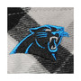Men's Black, Gray Carolina Panthers Ease Flannel Long Sleeve Button-Up Shirt