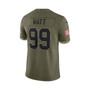 Men's J.J. Watt Olive Arizona Cardinals 2022 Salute To Service Limited Jersey
