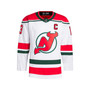 Men's Nico Hischier White New Jersey Devils 2022/23 Heritage Primegreen Authentic Pro Jersey
