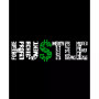 Men's Raglan Baseball Word Art Hustle T-shirt
