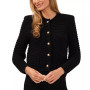 Women's Textured Knit Patch Pocket Cardigan