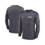 Men's Charcoal Jacksonville Jaguars Velocity Athletic Stack Performance Long Sleeve T-shirt
