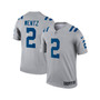 Men's Carson Wentz Gray Indianapolis Colts Inverted Legend Jersey