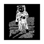 Astronaut Men's Raglan Word Art T-shirt