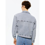 Women's Shoulder Pad Denim Crop Jacket