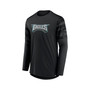 Men's Branded Black Philadelphia Eagles Square Off Long Sleeve T-shirt