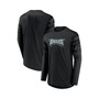 Men's Branded Black Philadelphia Eagles Square Off Long Sleeve T-shirt