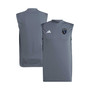 Men's Gray San Jose Earthquakes 2023 On-Field Sleeveless Training Jersey
