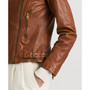 Tumbled-Leather Jacket