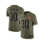 Men's Jessie Bates III Olive Cincinnati Bengals 2022 Salute To Service Limited Jersey