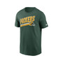 Men's Green Green Bay Packers Essential Blitz Lockup T-shirt