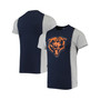 Men's Navy, Heathered Gray Chicago Bears Split T-shirt