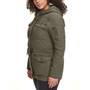 Trendy Plus Size  Cotton Hood Utility Jacket