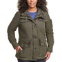 Trendy Plus Size  Cotton Hood Utility Jacket