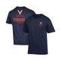 Men's Navy Virginia Cavaliers Stack 2-Hit T-shirt