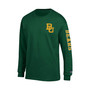 Men's Green Baylor Bears Team Stack Long Sleeve T-shirt