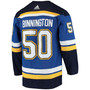 Men's Jordan Binnington Blue St. Louis Blues Home Authentic Player Jersey