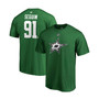 Men's Tyler Seguin Kelly Green Dallas Stars Team Authentic Stack Name and Number T-shirt
