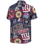 Men's Royal New York Giants Thematic Button-Up Shirt