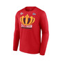 Men's Branded Red Kansas City Chiefs Super Bowl LVII Champions Last Standing Long Sleeve T-shirt